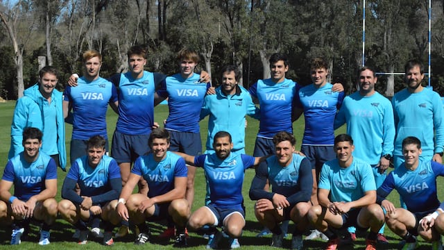 El plantel de Los Pumas 7s buscará el título. (Prensa UAR)