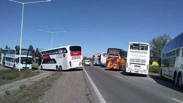 El corte comenzó el domingo sobre la Autopista Serranías Puntanas, a la altura del kilómetro Nº731, en la localidad de Fraga.