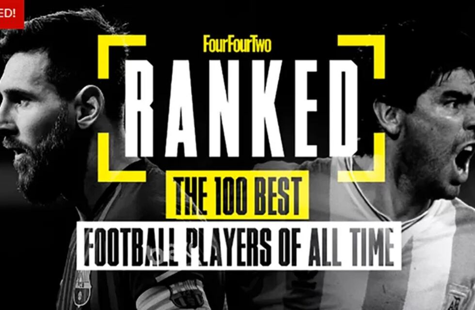 Los 100 mejores futbolistas de la historia, según una revista inglesa: Messi y Maradona en los dos primeros puestos
