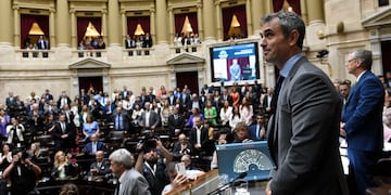 El presidente de la Cámara de Diputados, Martín Menem (Foto: HCDN)