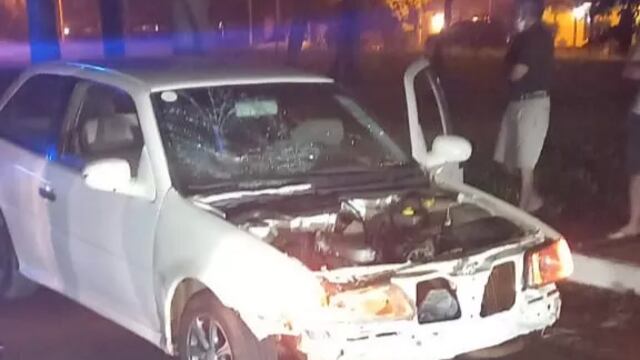 La conductora de la motocicleta lucha por su vida en el Hospital Madariaga.