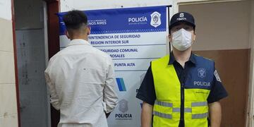 Arrestaron por agredir a su pareja al futbolista puntaltense Federico Tanner.