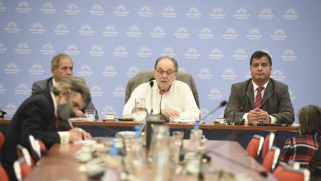 Carlos Heller durante el debate del Presupuesto en comisión (Foto: HCDN)