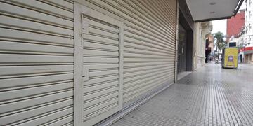 Comercio cerrado en Rosario