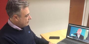 Luis Castellano participó del lanzamiento de los candidatos de la lista Celeste y Blanca