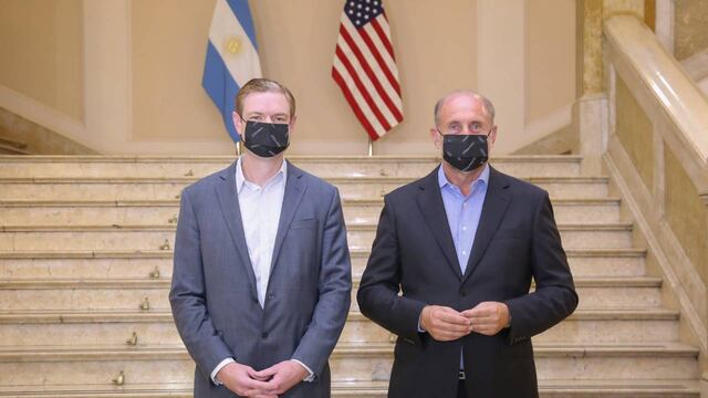 Reunión entre el gobernador Omar Perotti y representantes de la Embajada de Estados Unidos