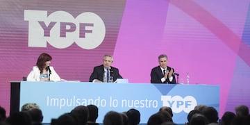 Alberto Fernández
Cristina Kirchner
Pablo Gonzalez
YPF
Foto Federico Lopez Claro