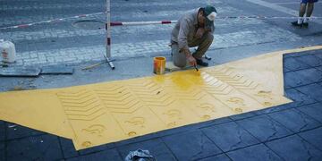 Obras en Tandil: realizan nuevas rampas en las calles de la ciudad