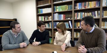 Patricia Bullrich recibió a Leo Viotti, Iván Viotti y Germán Bottero