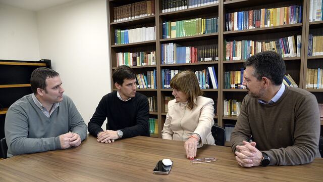 Patricia Bullrich recibió a Leo Viotti, Iván Viotti y Germán Bottero
