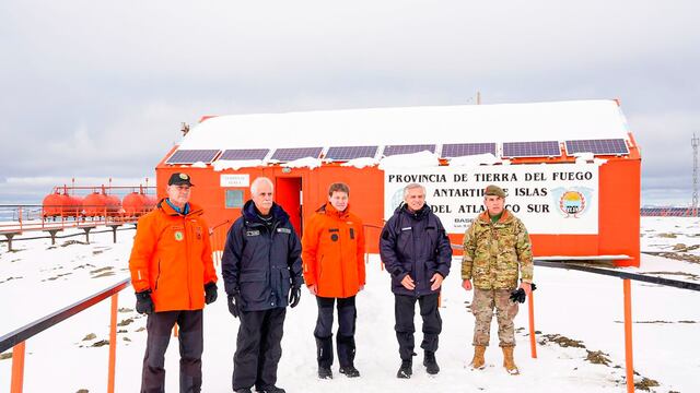 El Gobernador de Tierra del Fuego, Antártida e Islas del Atlántico Sur, Gustavo Melella estuvo presente con el Presidente de la Nación, Alberto Fernández.