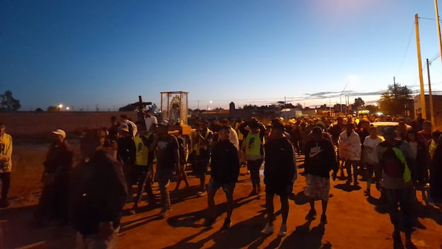 Una gran multitud acompañó a la peregrinación nacional que llegó a Punta Alta