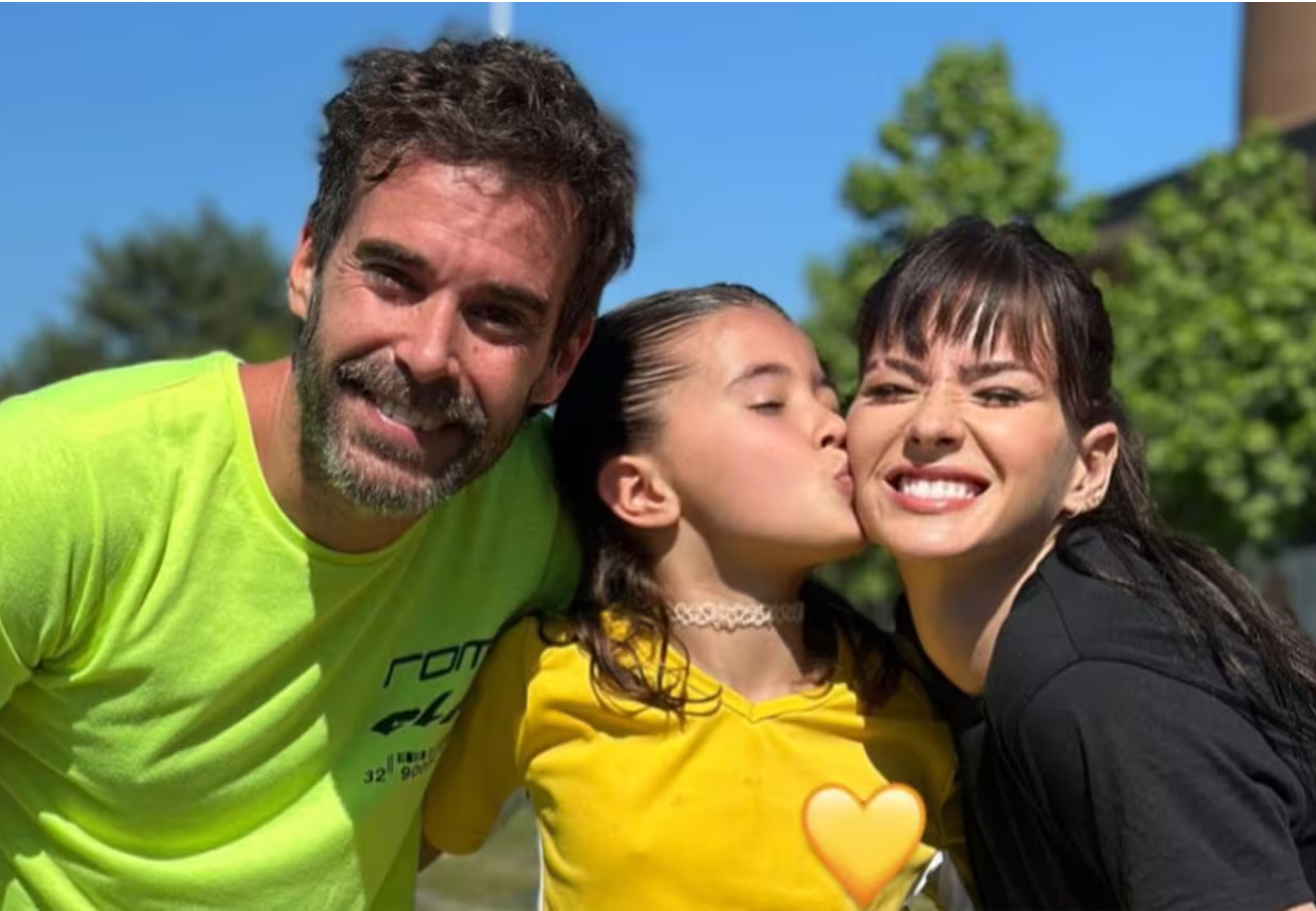 La China Suárez y Nicolás Cabré estuvieron juntos con su hija.
