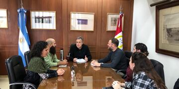 El intendente Luis Castellano recibió al personal de UNRaf