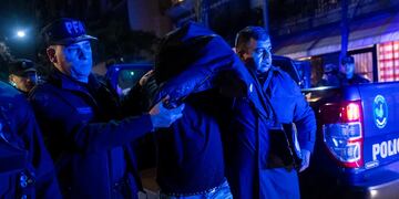 Fernando André Sabag Montiel, el agresor de Cristina Kirchner, detenido. Foto: Web.