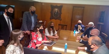 La Corte se reunión con la la Federación de Colegios de Abogados y Procuradores de Mendoza para implementar el expediente digital.