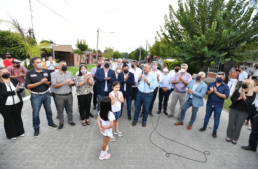Jaldo inauguró obras en la ciudad de Simoca