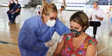 Las dosis están en el Centro de Distribución de Allen para ser entregadas a los hospitales (@RioNegroSalud).