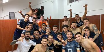 Momento de festejo: Talleres se metió en los octavos de final de la Copa Libertadores tras empatar 0-0 con Sporting Cristal. (Prensa Talleres)