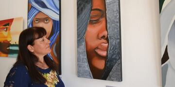 Mercedes es la mujer artista que tendrá la oportunidad de brillar en esta muestra realizada por Guaymallén para hacer crecer al artista local.