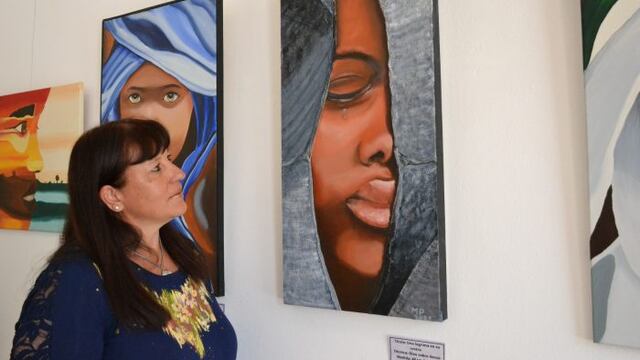 Mercedes es la mujer artista que tendrá la oportunidad de brillar en esta muestra realizada por Guaymallén para hacer crecer al artista local.