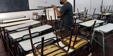 Paro docente, imagen ilustrativa. 
Foto: Orlando Pelichotti / Los Andes