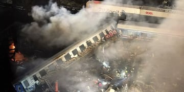 Accidente de trenes en India