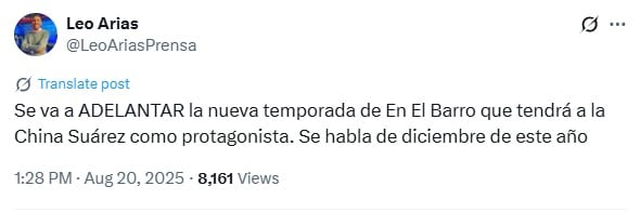 Leo Arias sobre En El Barro.