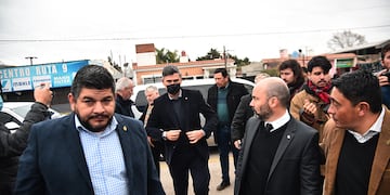 Daniel Passerini, viceintendente de la Ciudad de Córdoba, en la inauguración del Centro Operativo Guiñazú. (Pedro Castillo)