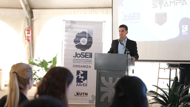 Leonardo Viotti abrió la 39 Jornada de Estudiantes de Ingeniería Industrial y carreras afines