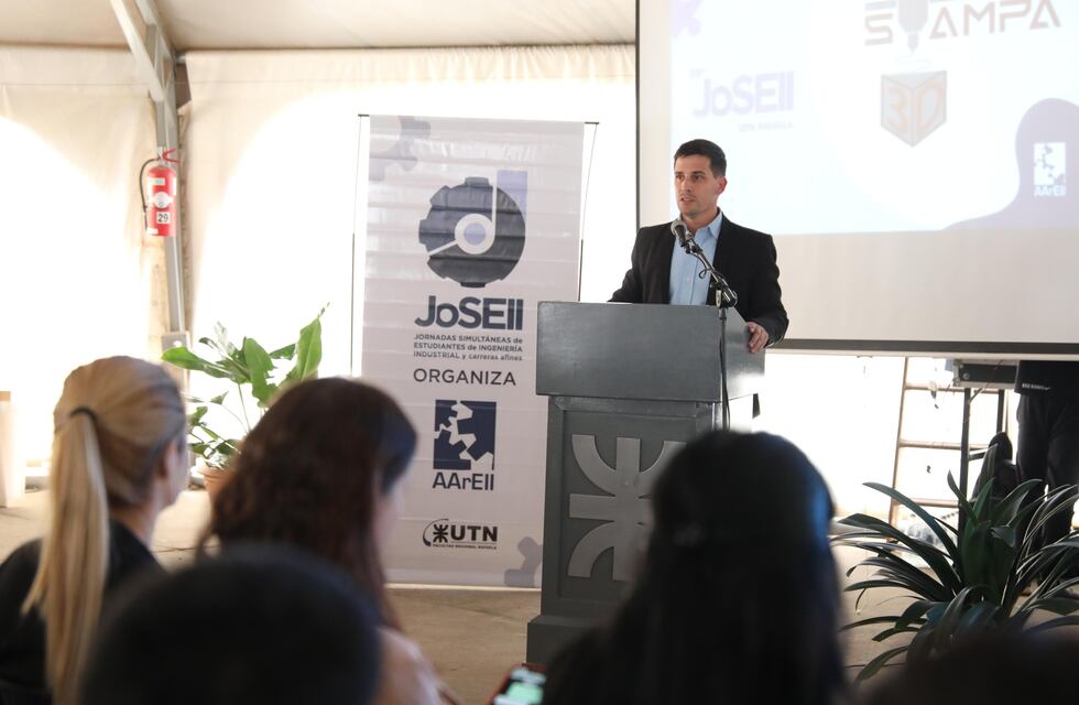Leonardo Viotti abrió la 39 Jornada de Estudiantes de Ingeniería Industrial y carreras afines