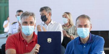 Martín Llaryora destacó el apoyo del gobernador Juan Schiaretti para "salir a flote" con la ciudad.