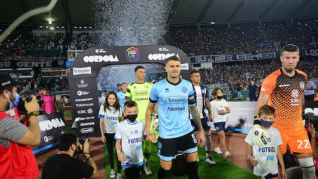 Vuelve el clásico cordobés en Primera. El saludo de Talleres a Belgrano por el ascenso (Javier Ferreyra/ La Voz).