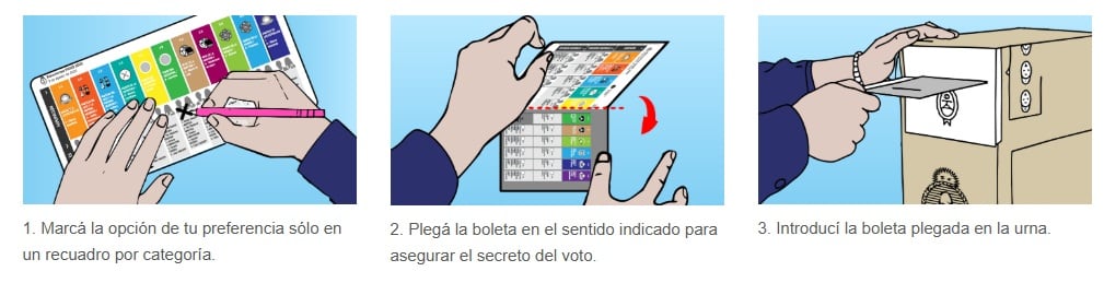 El paso a paso para votar con la BUP