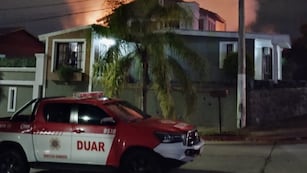 Las llamas se originaron en calle Nazca al 800.