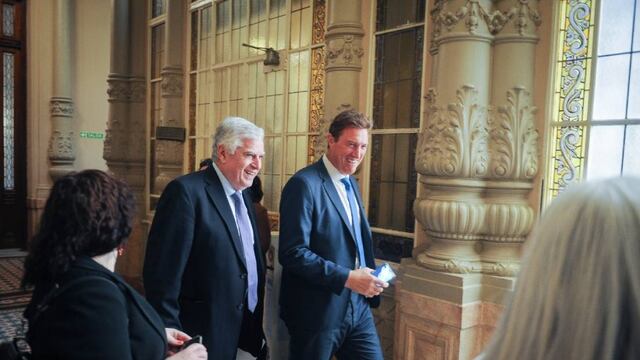 Los diputados cordobeses Ignacio García Aresca y Carlos Gutiérrez (Foto: Federico López Claro)