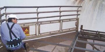 Permanece cerrado el circuito Garganta del Diablo en Cataratas debido a la crecida del río.