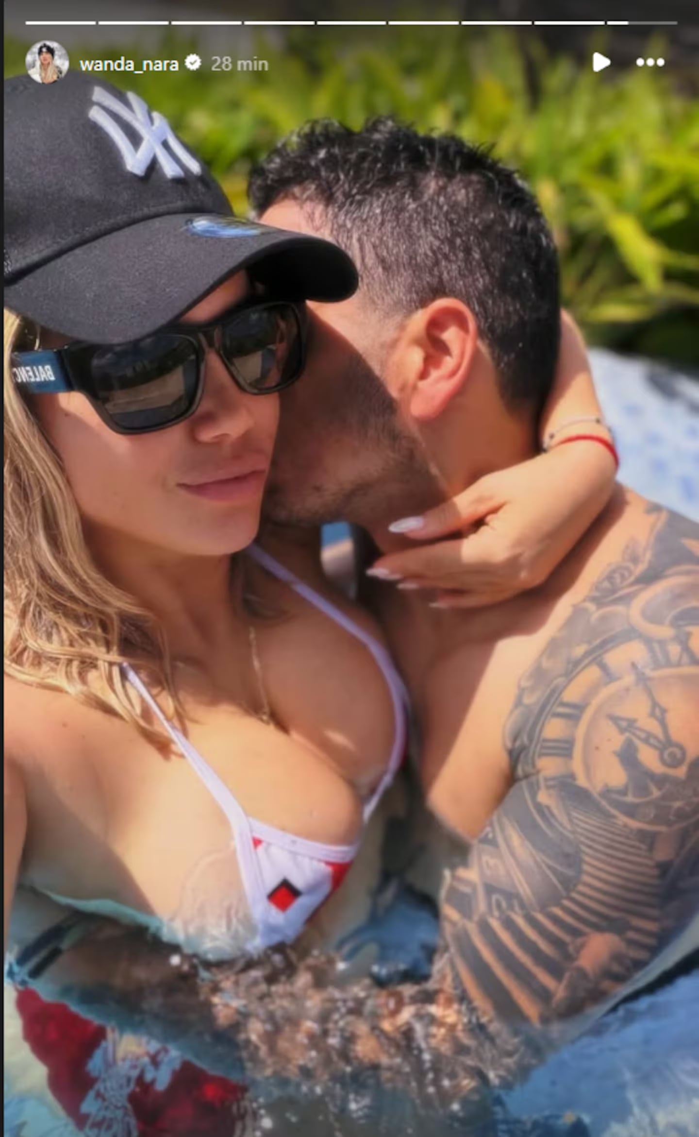 El llamativo posteo de Wanda Nara cuando Icardi retiraba a sus hijas de su casa
