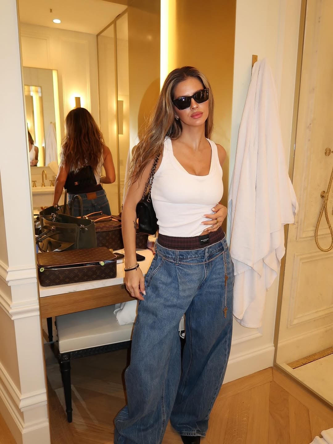 El look de la China Suárez en Madrid
