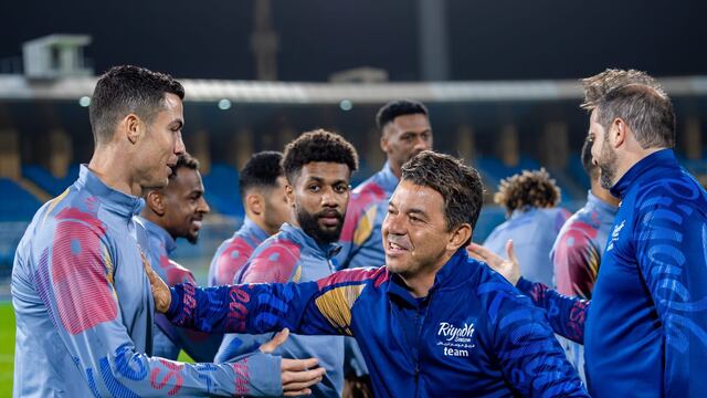 El argentino Marcelo Gallardo dirigió al Riyadh Season, con jugadores del Al Nassr y del Al Hilal, ante el PSG con Lionel Messi.