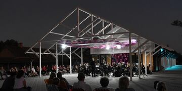 Banda Municipal en el Centro Recreativo Metropolitano La Estación