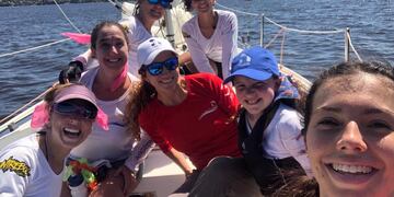 Regata por el Día de la mujer.