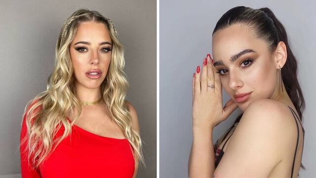 Lila y rojo: la foto de Nati Jota y Flor Jazmín juntas frente al espejo que dio de qué hablar.