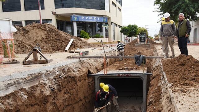 Obra de Desagües en Arroyito