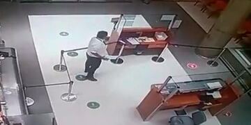 El "fantasma" del Hospital Finochietto que sorprendió a todos. Foto: La Voz.