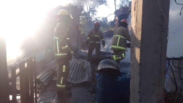 Se incendió una vivienda y los daños fueron totales