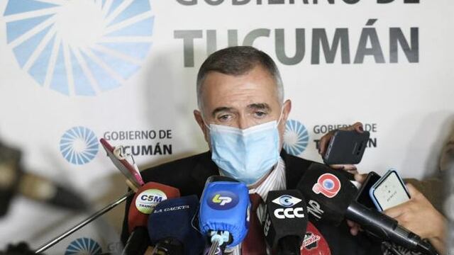Osvaldo Jaldo, gobernador de Tucumán.