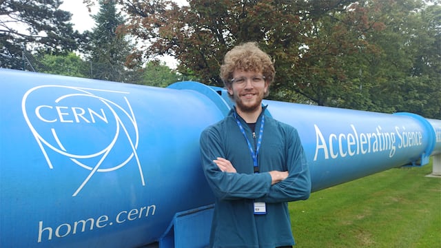 Guillermo Brauchli, estudiante de 5º año de Ingeniería Electrónica de la UNR