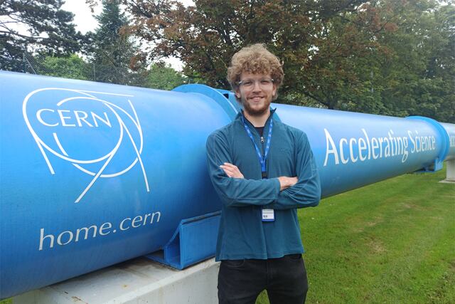 Guillermo Brauchli, estudiante de 5º año de Ingeniería Electrónica de la UNR