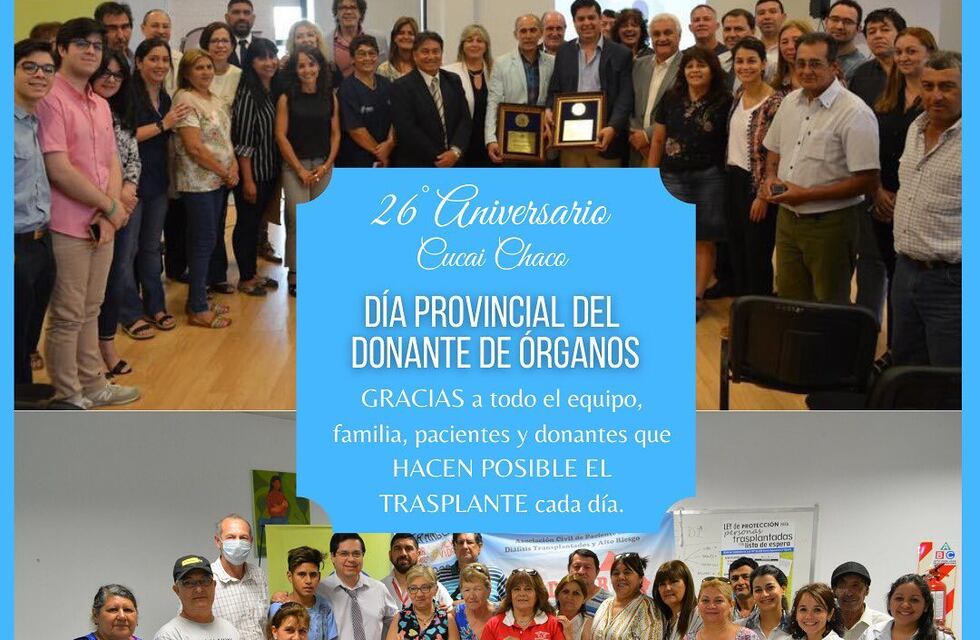 CUCAI Chaco recuerda la importancia de donar órganos
